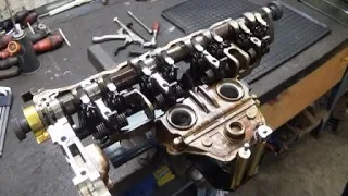 BMW Motor N42 N46 Anleitung Valvetronic Exzenterwelle Einlass Nockenwelle Zwischenhebel ausbauen