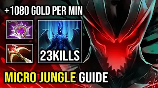 How to Micro Jungle Over the Map +1080 Gold Per Min Hyper Level 30 Terrorblade Dota 2