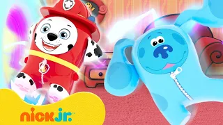 Blue Jumps to the ABCs & More Bouncy Fun w/ PAW Patrol & Blaze | Jumpsies Eps 1, 2, 3, & 4 | Nick Jr