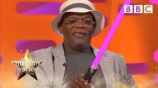 Why Samuel L. Jackson has a purple light sabre | The Graham Norton Show - BBC