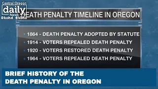 A brief history of the death penalty in Oregon