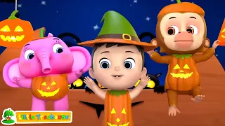 Cinq petits Citrouilles Chanson + Plus Halloween Dessin animé pour enfants