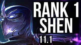 SHEN vs MORDEKAISER (TOP) | Rank 1 Shen, Rank 6, 9/2/4, Dominating | BR Challenger | v11.1