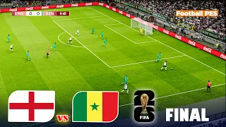 ENGLAND vs SENEGAL - FINAL - FIFA World Cup 2026 - Full Match & All Goals - PES Gameplay