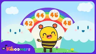 Counting by 2s  | Counting to 100 | Math Song for Kindergarten | The Kiboomers