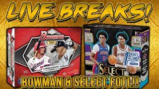 BOWMAN MLB AND SELECT FOTL NBA RELEASE DAY BREAKS!!!  (RGL #2875-2880)