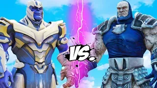 THANOS vs DARKSEID - Epic Battle | Thanos Fortnite