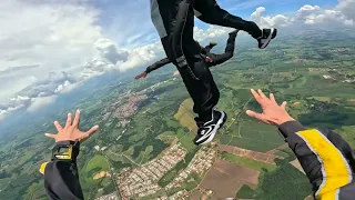 Salto em Boituva - Filmagem de Instrutora Raquel