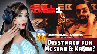 EMIWAY BANTAI - STILL NUMBER 1 (PROD BY BARGHOLZ) | OFFICIAL MUSIC VIDEO | REACTION |
