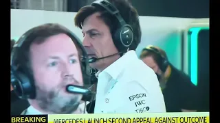 Full Garage View of Toto Wolff Talking to Michael Masi FINAL Lap in Abu Dhabi 😂😂😂