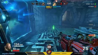 Анализ и разбор игры c58 BASE vs RAISY (Quake Open League 5)