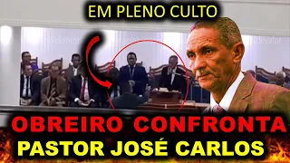 A VERDADE POR TRÁS... OBREIRO CONFRONTA PASTOR JOSÉ CARLOS EM CULTO!