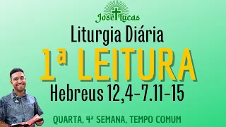 1ª Leitura de hoje (01/02/2023) | Liturgia Diária | Quarta, 4ª, Tempo Comum | Hebreus 12,4-7.11-15