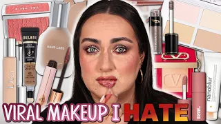 DE-INFLUENCING VIRAL MAKEUP! FULL FACE OF MAKEUP I HATE!