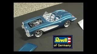 Revell of Germany 1958 Corvette Roadster  -Time Lapse Build