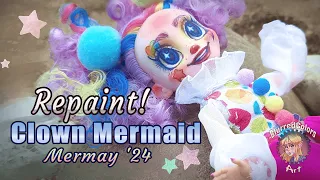 LOL OMG Hairdorables Hybrid Repaint || Mermay '24 Collab || #repaint || Custom doll