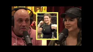 Joe Asks Gina Carano About Being a Pioneer of Womens MMA with subtitles