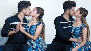 Mene Ansh Ke Lips Cut Kardiye ❤🙈 || Gone So Much Romantic || Real Kissing Prank || Nancy Rajput