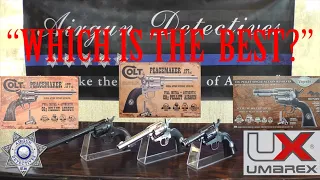 COLT SINGLE ACTION ARMY .177 Pellet Pistol 3.5" vs 5" vs 7.5" "WHICH IS BEST?" by Airgun Detectives
