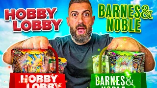 Hobby Lobby vs Barnes & Noble Pokemon Card Challenge!