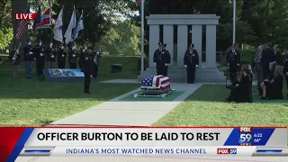 Officer Seara Burton laid to rest at Crown Hill Cemetery