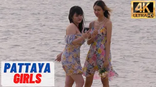 [4K] Pattaya Girls , Beach Road & Soi Buakhao  #5