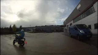 moto gymkhana practice suzuki streetmagic