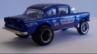 Hot Wheels 55 Chevy Bel Air Gasser Custom