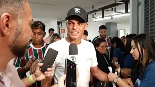 MOMENTO DA CHEGADA DO THIAGO SILVA NO FLUMINENSE, VEJA O VÍDEO