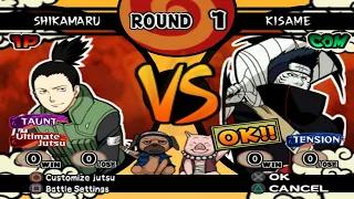 Shikamaru VS Kisame (INSANE) - Naruto Shippuden Ultimate Ninja 4