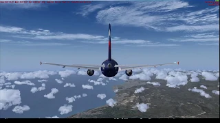 [FSX]Семейство Airbus. Часть2 Летим по FMS Разные способы полета и посадки