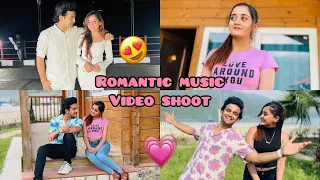 BTS 🩷 My 1st Romantic Hindi Music Video Shoot 😍With Barrister Babu Pravisht Mishra & Bindass Kavya