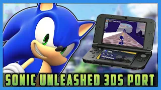 Sonic Unleashed PORTED on the 3DS!?