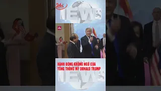 Hành động không ngờ của cựu Tổng thống Mỹ Donald Trump. #Short