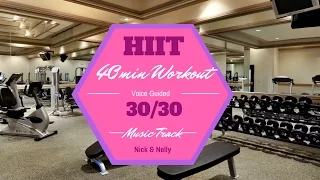 HIIT MUSIC TRACK – 30/30, 40mins – PLUS VOICE PROMPTS