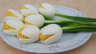 Закуска "Белые Тюльпаны"/Appetizer "White Tulips"