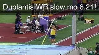 World Record, Slow motion, Duplantis, 6m21, pole vault, world championships Oregon Eugene 2022