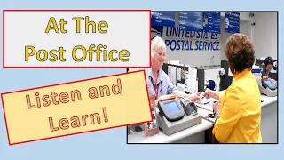 English conversation at the post office - sending a package