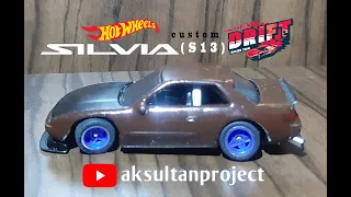 Nissan Silvia S13 Drift Style Custom project Hot Wheels.