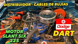 ORDEN DE ENCENDIDO DE MOTOR 6 CILINDROS, DISTRIBUIDOR Y CABLES DE BUJÍAS | DODGE DART SLANT SIX 225