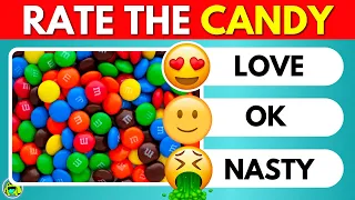 Rate the Candy Challenge | Candy Tier List 🍭