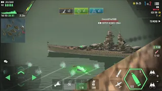 [Battle Of Warships] ATAGO Funny moments & Vs Alsace Epic Battle !