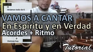 Vamos a cantar tutorial con guitarra acustica | Sing Sing Sing guitar tutorial| Curso para guitarra