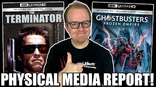 The Terminator On 4K And GHOSTBUSTERS Frozen Empire! | The Physical MEDIA Report #204