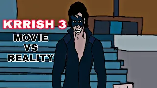 Krrish 3 movie vs reality | funny spoof | 2d animation | by animated vines of mk