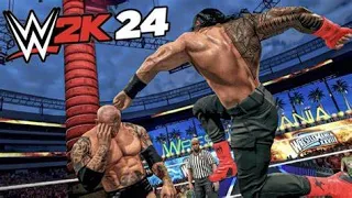 WWE 2K24 LIVE Stream And MY RISE - WWE 2K24 King Cody Rhodes Vs Roman Reigns
