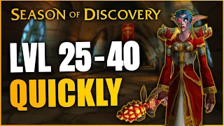 Phase 2 Leveling Guide 25-40 in Season of Discovery Classic WoW