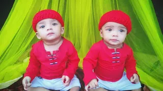 Twin Babies Funny Vedio
