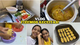 RECEITA DE SALGADO MUITO FÁCIL + SOPA DE FEIJÃO PARA JANTA! 😋 | Mãe Aos 13