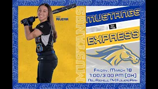 GAME 1: Monroe Mustangs Softball vs. Monroe Express